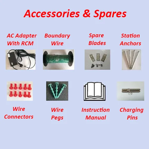 Robot Mower, Spare Parts, Accessories, Collection